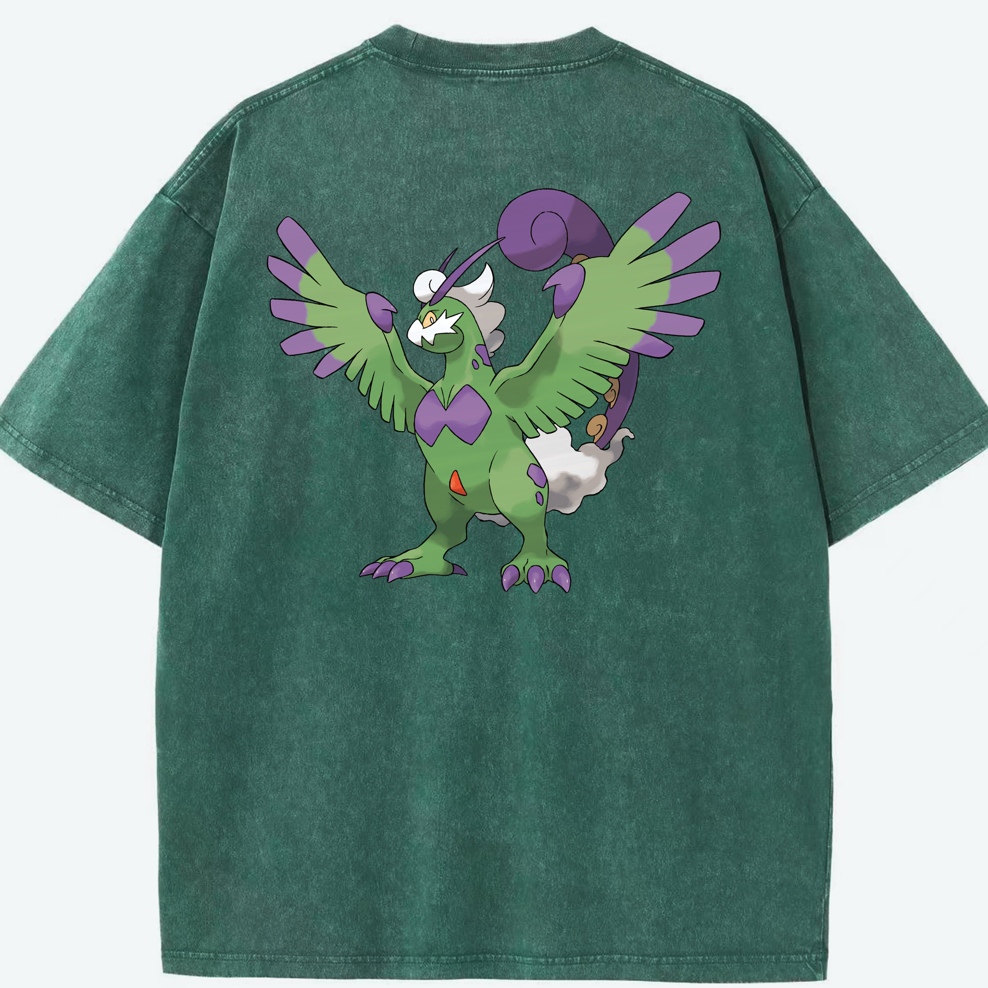 （画像用） ポケットモンスター Pokémon 綿100% ヴィンテージ風 半袖Tシャツ（背面プリント）